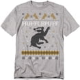 thumbnail image 1 of Harry Potter Hufflepuff Ugly Christmas Unisex Adult T Shirt, 1 of 7