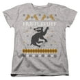 thumbnail image 1 of Harry Potter Hufflepuff Ugly Christmas Women's T Shirt, 1 of 5