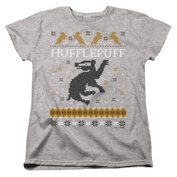 Harry Potter Hufflepuff Ugly Christmas Women's T Shirt