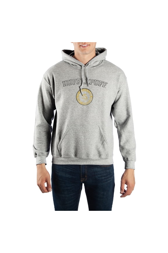Harry Potter Hufflepuff Values Pullover Hooded Sweatshirt-Large