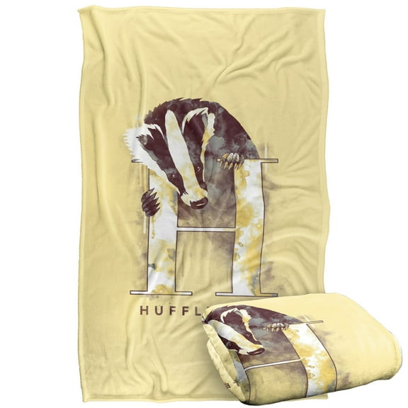 Harry Potter Hufflepuff Wash Silky Touch Super Soft Throw Blanket 36' x 58'