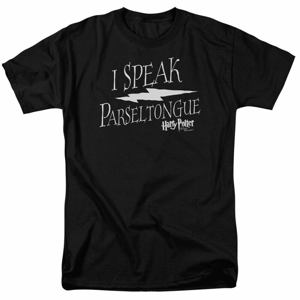 Harry Potter I Speak Parseltongue T Shirt Mens Licensed Wizard Movie ...