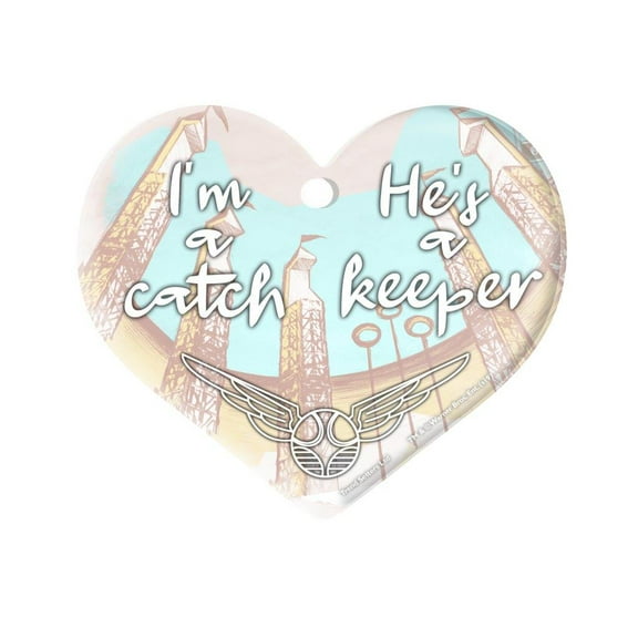Harry Potter (I'm a Catch He's a Keeper) Heart-Shaped Acrylic Print