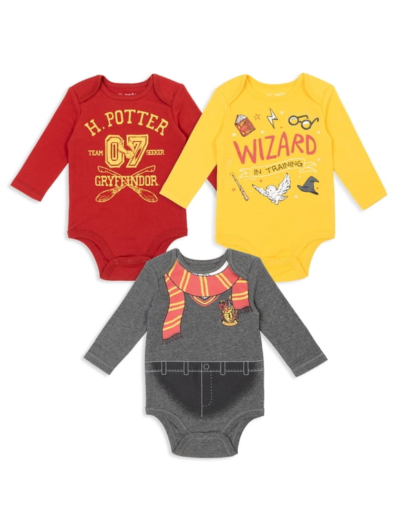 Infant Baby Boys 3 Pack Bodysuits Newborn to Infant