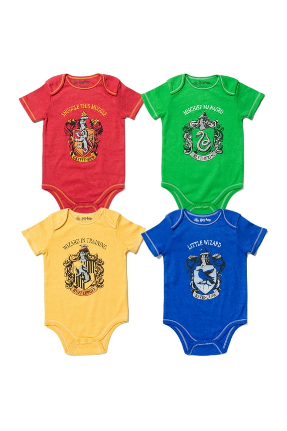 Infant Baby Boys 4 Pack Bodysuits Newborn to Infant