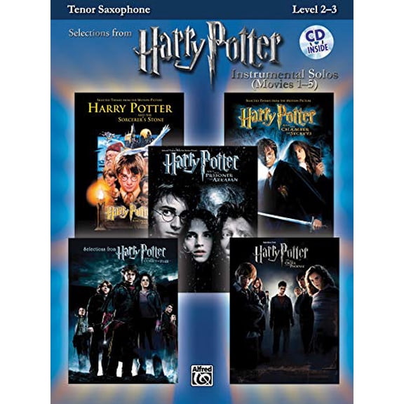Pre-Owned Harry Potter Instrumental Solos (Movies 1-5): Tenor Sax, Book & CD [With CD] (Paperback) 0739049917 9780739049914