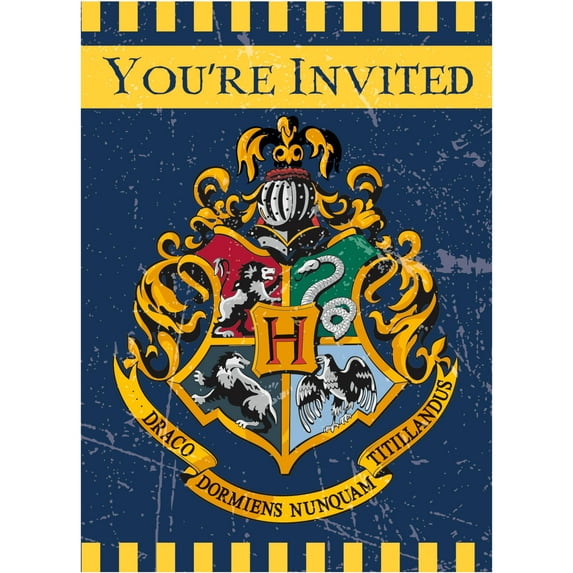 Harry Potter Invitations, 8ct