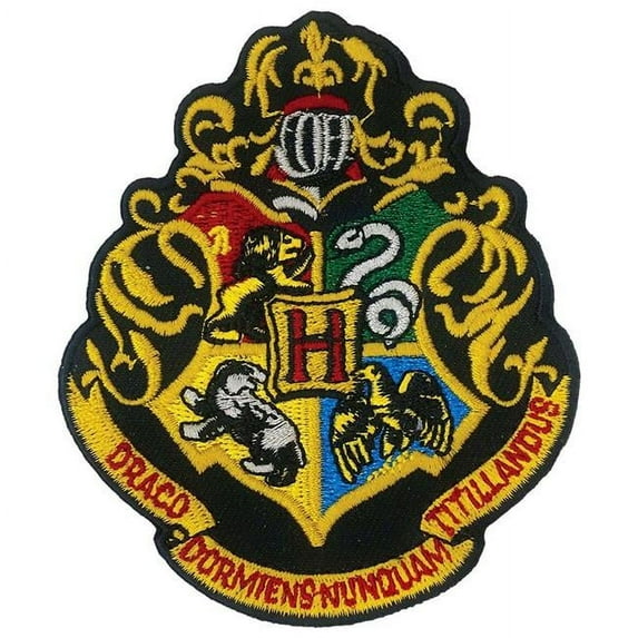 Harry Potter Hogworts Crest Full Color Iron-On Patch