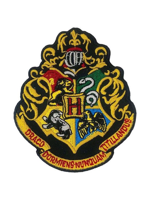 Harry Potter Hogworts Crest Full Color Iron-On Patch