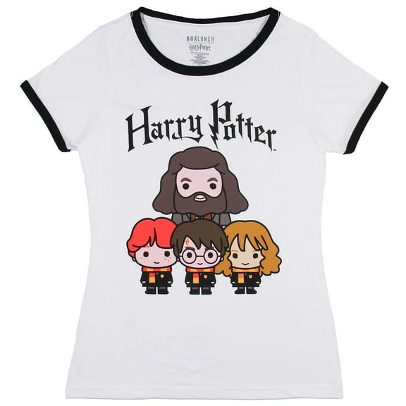 Harry Potter Junior Women's Chibi Style Harry Potter Character T-Shirt Tee White