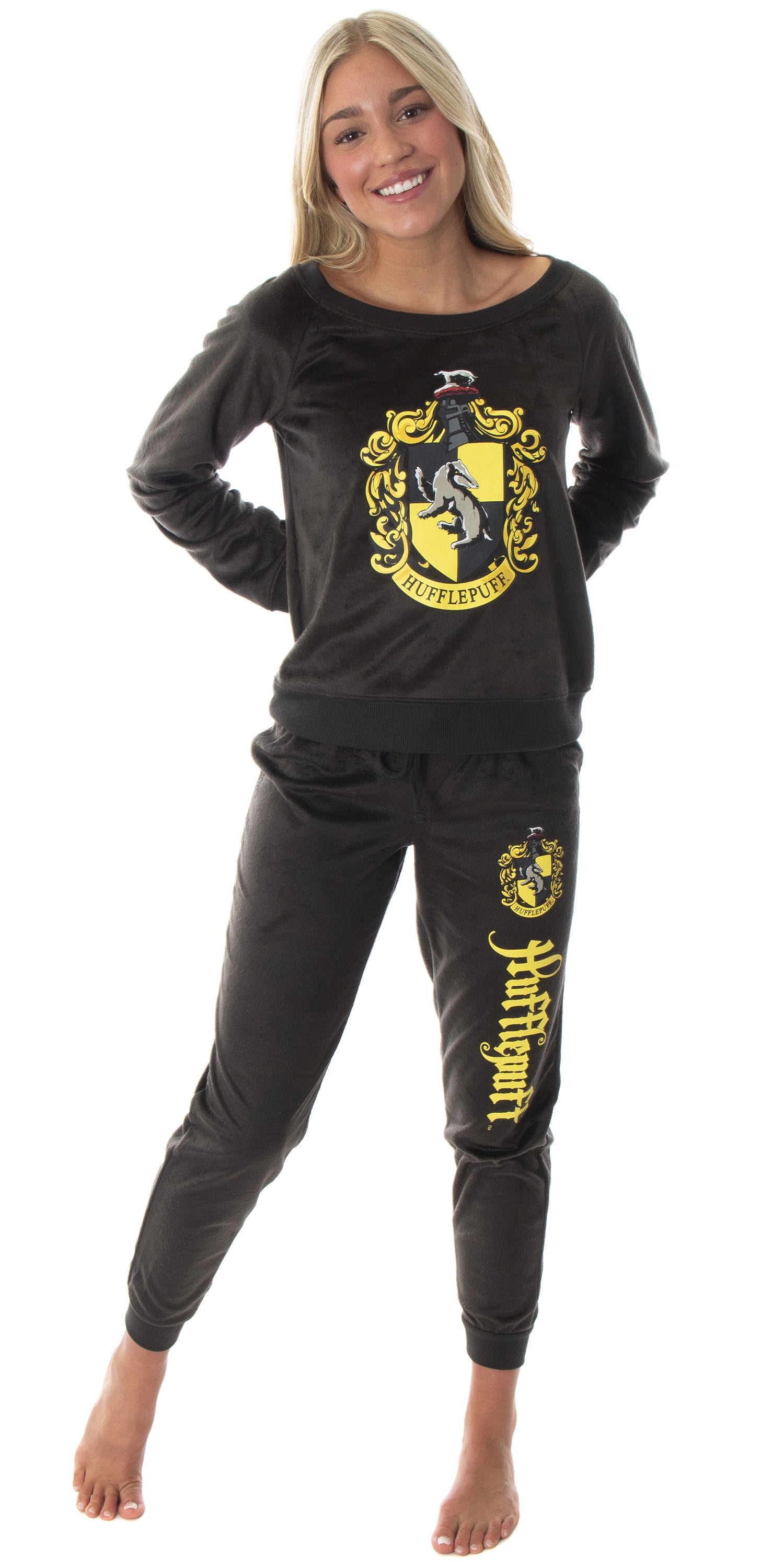 Hufflepuff Lounge Set Tracksuit Joggers Harry Potter Pants Adult Hufflepuff Lounge Set Tracksuit Joggers Harry Potter Pants Adult
