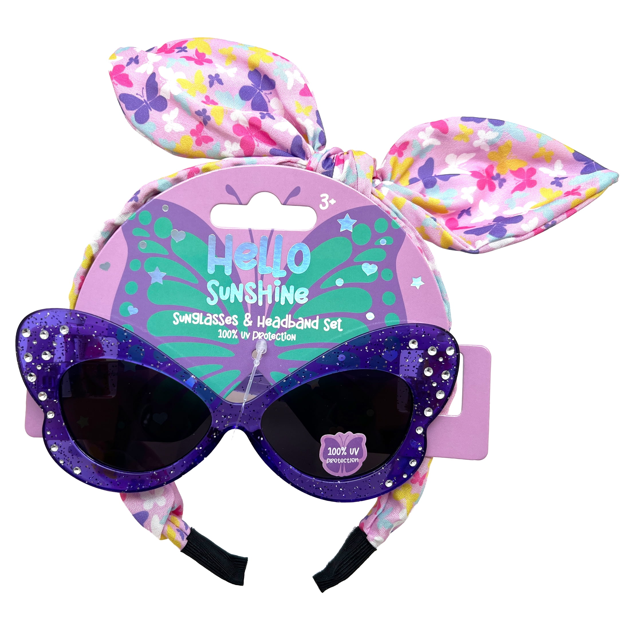 Harry Potter Girls Black Cateye Sunglasses