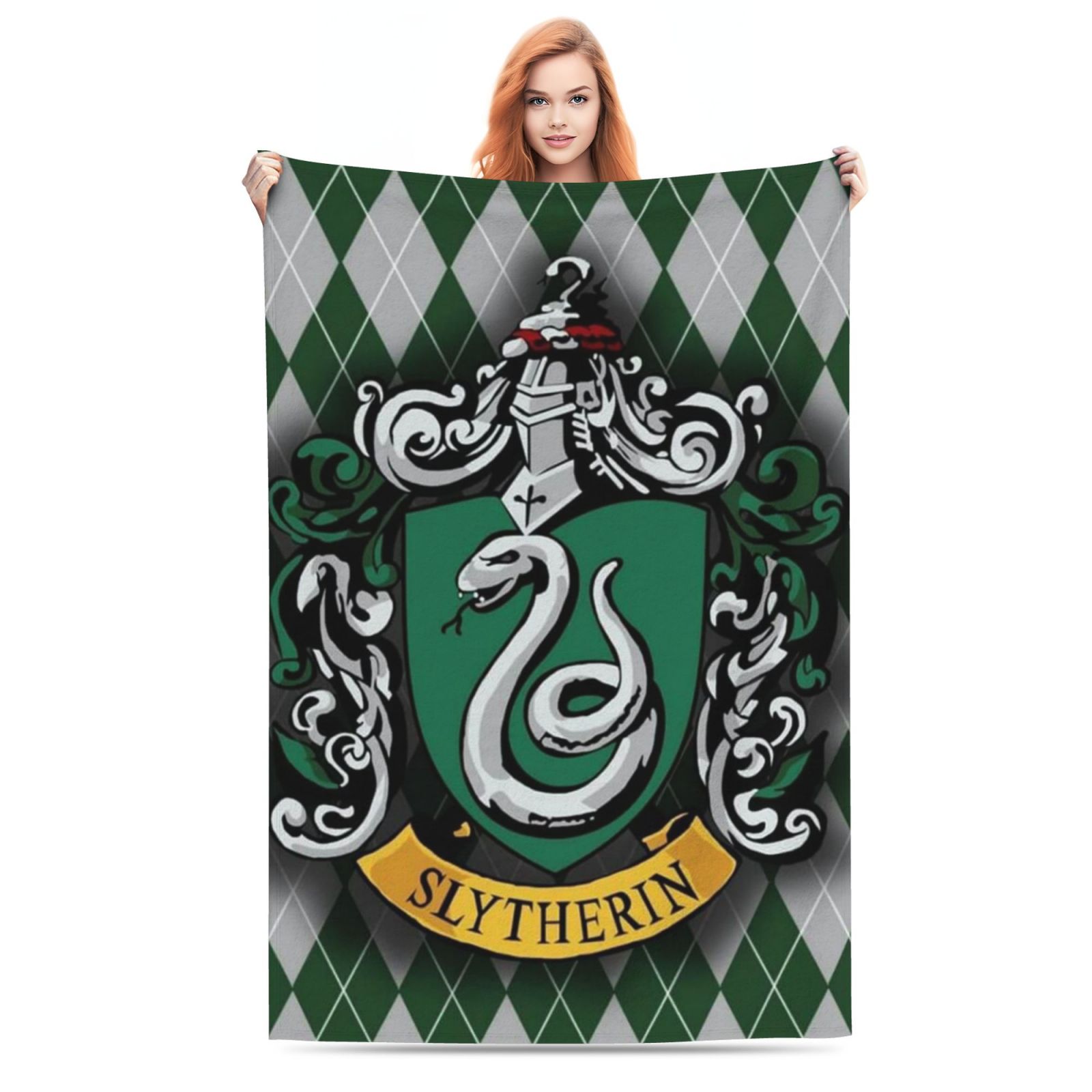 Harry Potter Logo Soft Blanket Fuzzy Fleece Antipilling Flannel Throw