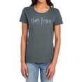 thumbnail image 1 of Harry Potter Logo Women's T Shirt, Charcoal, Large, 1 of 6