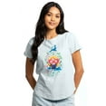 thumbnail image 1 of Harry Potter Luna Lovegood Chibi Women's Graphic T-Shirt Rolled Sleeve Tee, 1 of 6