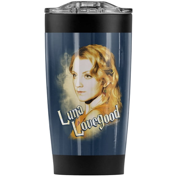 Harry Potter Luna Lovegood Closeup Stainless Steel Tumbler 20 oz Coffee Travel Mug/Cup, Vacuum Insulated & Double Wall with Leakproof Sliding Lid | Great for Hot Drinks and Cold Beverages