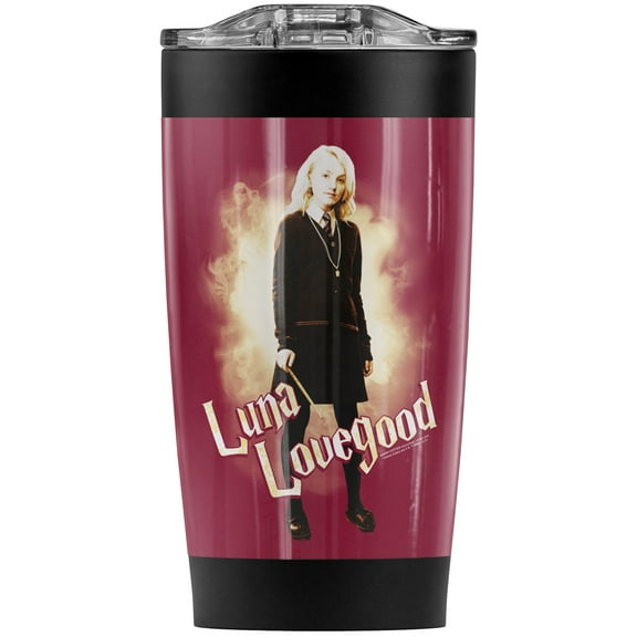 Harry Potter Luna Lovegood Full Body Stainless Steel Tumbler 20 oz Coffee Travel Mug/Cup, Vacuum Insulated & Double Wall with Leakproof Sliding Lid | Great for Hot Drinks and Cold Beverages