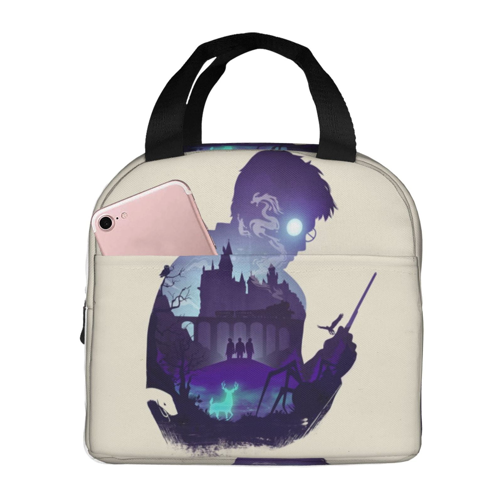 Harry Potter Lunch Bags Lunchbox Portable Tote Bag Insulated Bento Bag