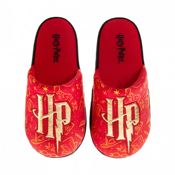 Harry Potter Magic Wizard Closed Toe Adult's Slippers-Size 7-8