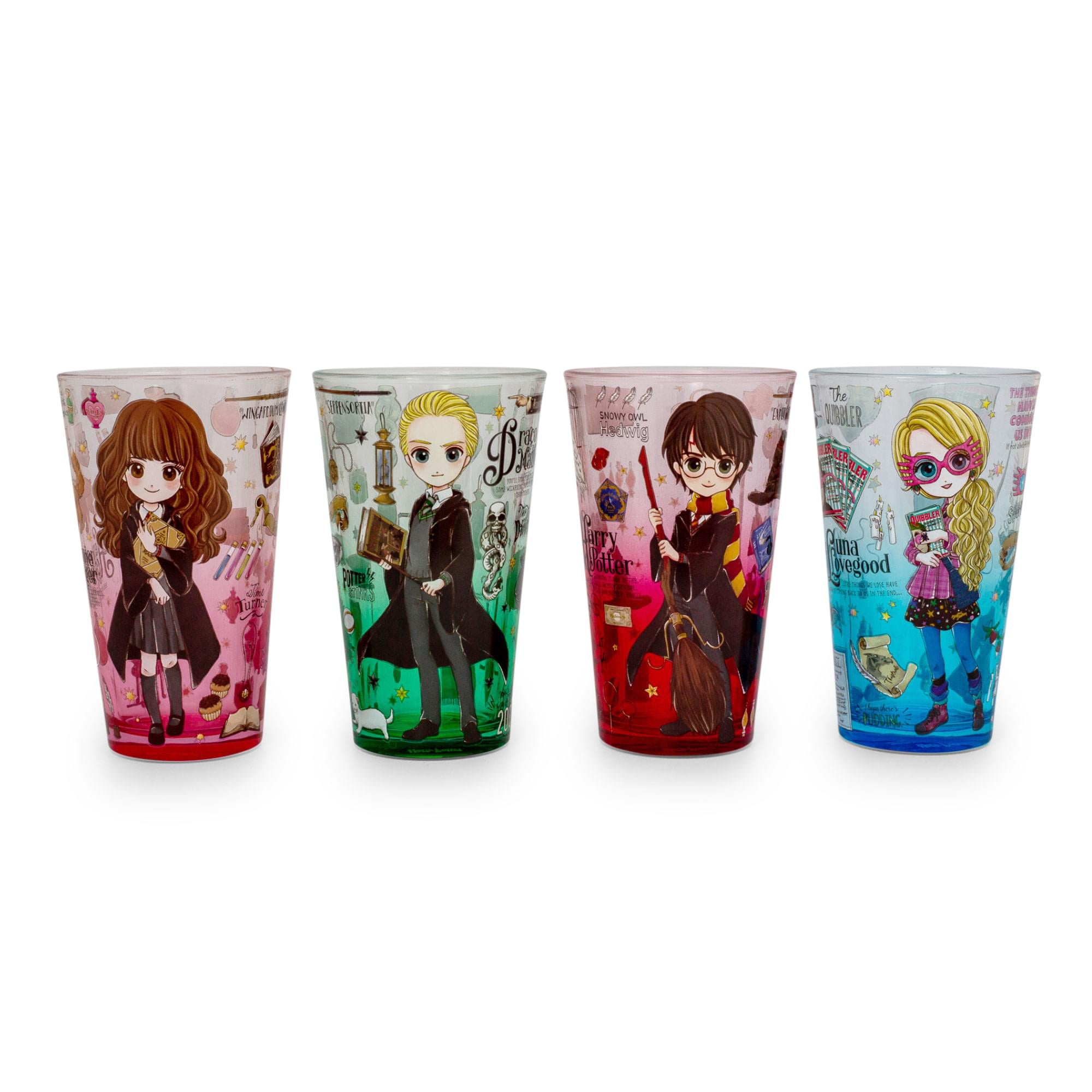 Harry Potter Magical Characters 16-Ounce Glossy Pint Glass Set