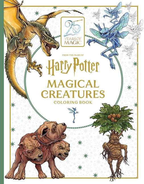 Harry Potter: Magical Creatures Coloring Book, (Paperback