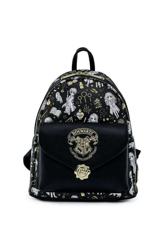 Harry Potter Magical Elements All Over Mini Backpack by Loungefly