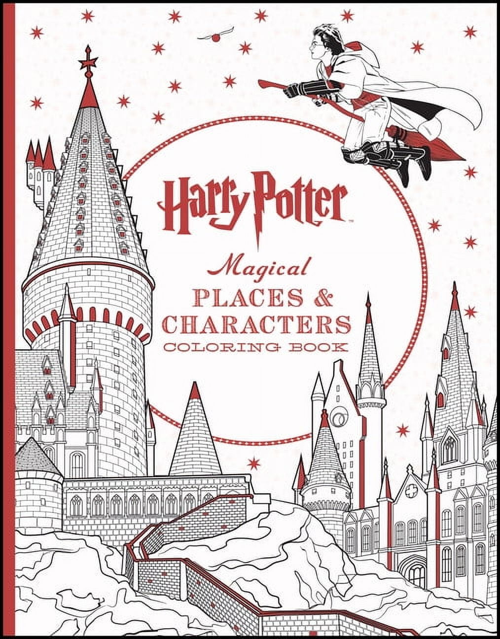 Harry Potter Magical Places & Characters Coloring Book, (Paperback ...