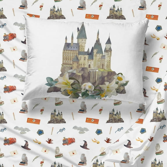 Harry Potter Magical World 4 Piece Full Size Sheet Set