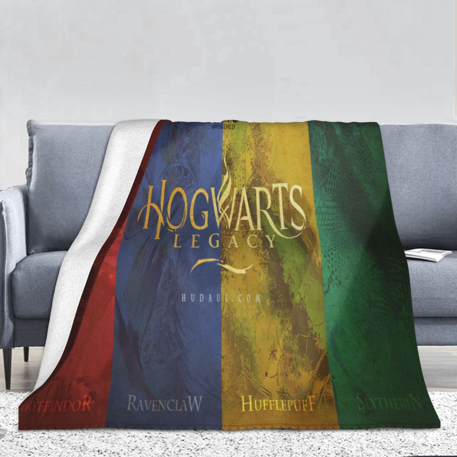 Harry Potter Map Flannel Throw 66"X90" Normal All Seasons Lightweight