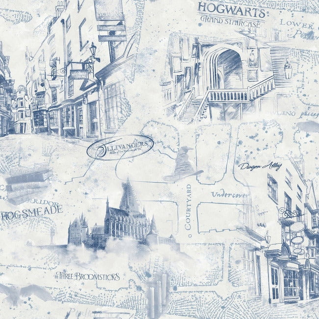 Harry Potter Map Peel and Stick Wallpaper