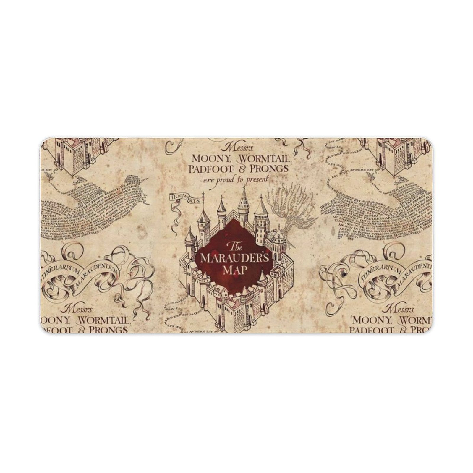 Harry Potter Marauder's Map Mouse Pad Extended Gaming Nosliped Large