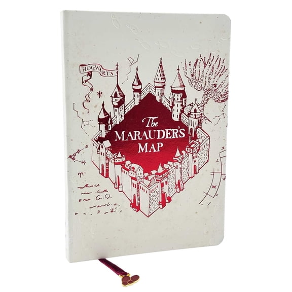 Harry Potter: Marauder's Map(tm) Journal with Ribbon Charm, (Paperback)