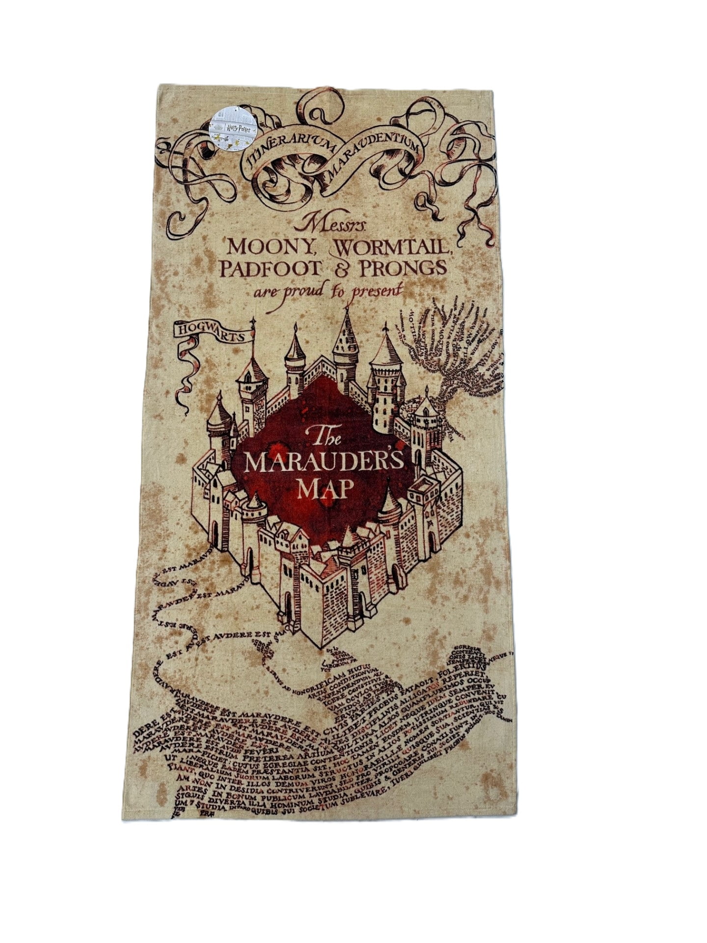 Harry Potter Marauders Map Beach Towel