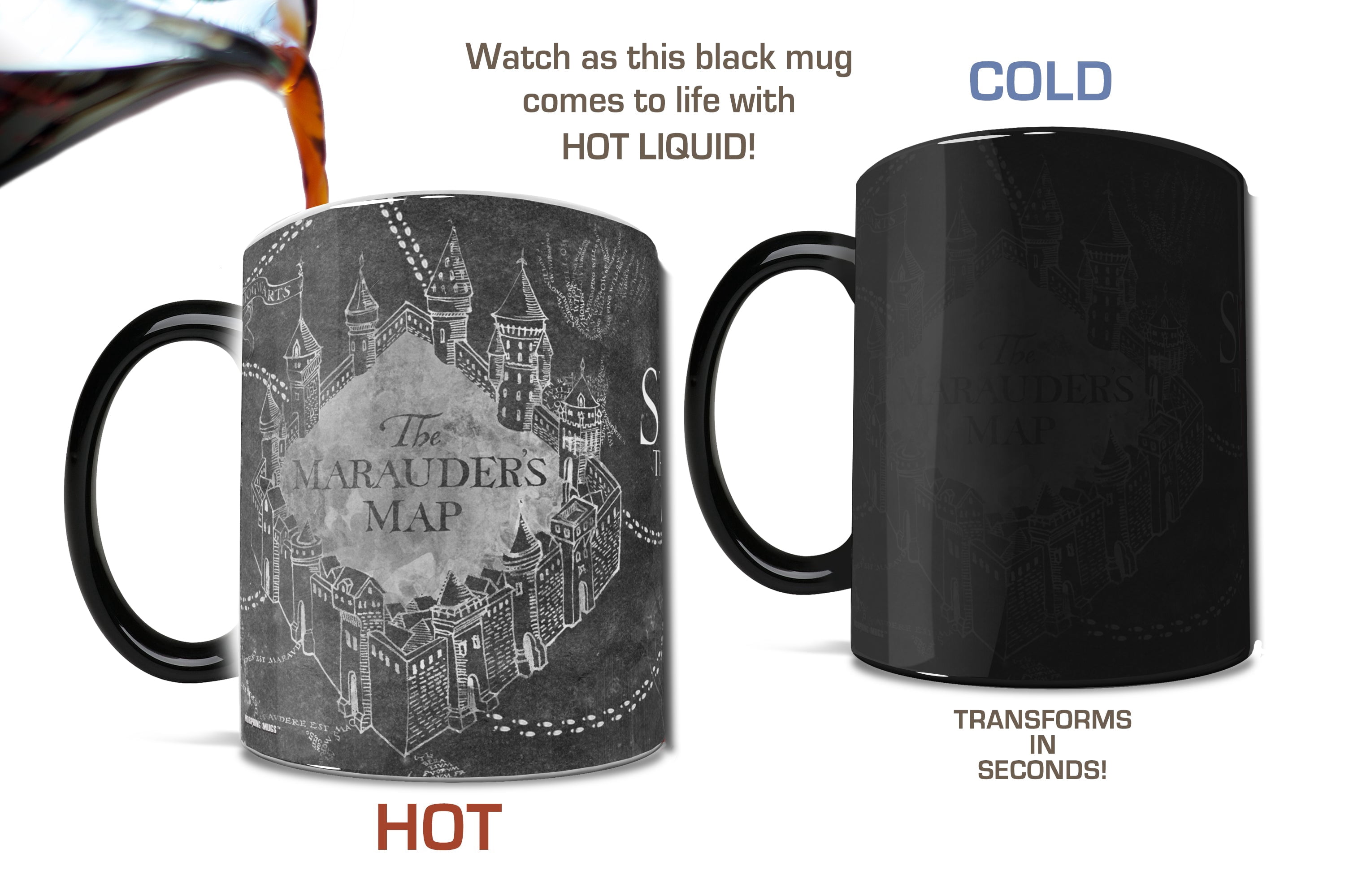 Mug Harry Potter The Marauders Map - Tasse Thermosensible 315ml Licence Officielle
