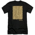 thumbnail image 1 of Harry Potter Marauders Map Interior S/S Adult 30/1 T-Shirt Black, 1 of 2