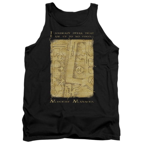 Harry Potter - Marauders Map Interior Words - Tank Top - Small