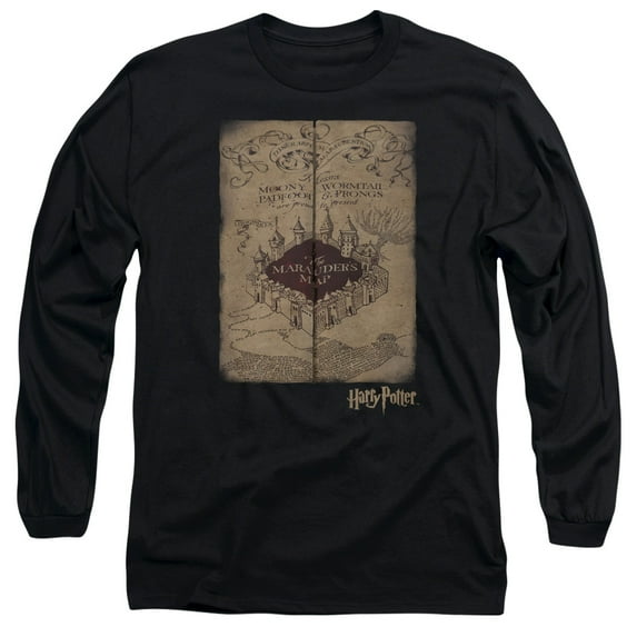 Harry Potter - Marauders Map - Long Sleeve Shirt - Medium