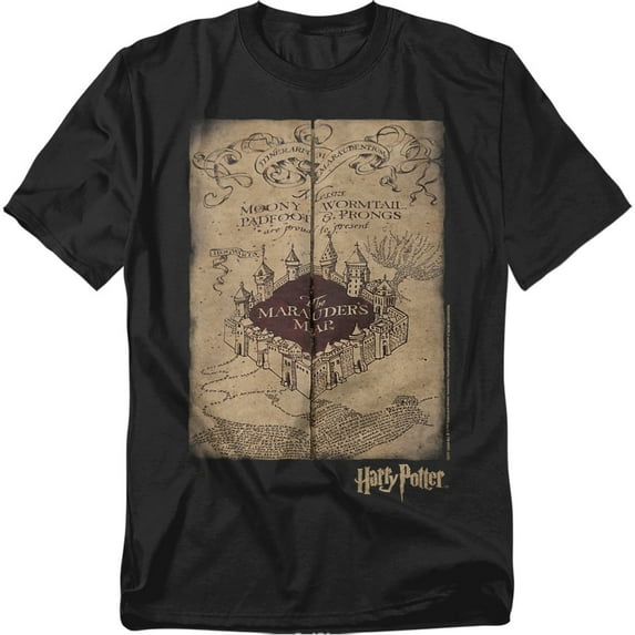 Harry Potter T-Shirt Marauders Map Unisex Graphic Tee For Men & Women