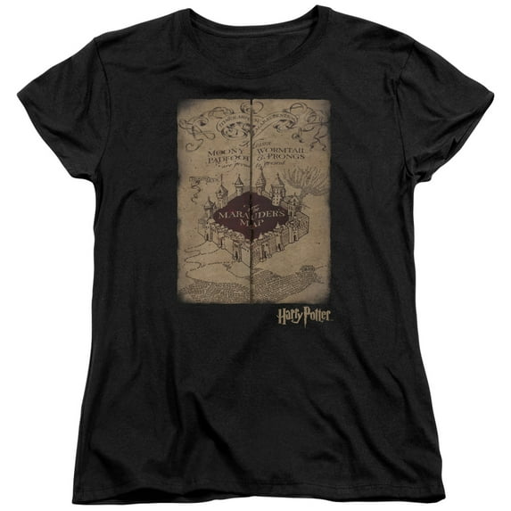 Harry Potter - Marauders Map - Women's Short Sleeve Shirt - Large