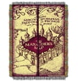 thumbnail image 1 of Harry Potter "Marauders Map" Woven Tapestry Throw Blanket, 1 of 4