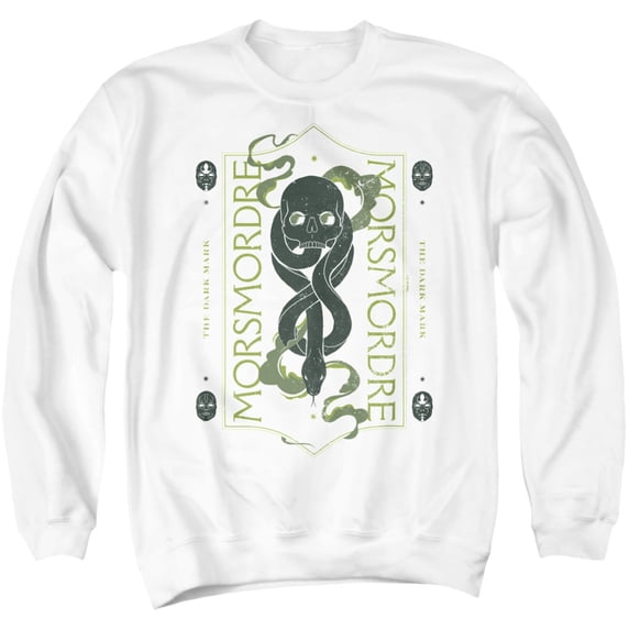 Harry Potter Marx Unisex Adult Crewneck Sweatshirt, White, 4X-Large