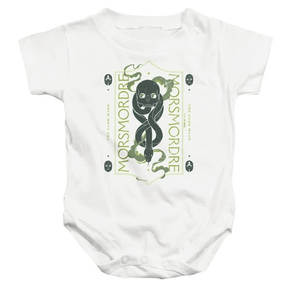 Harry Potter Marx Unisex Infant Snap Suit for Baby, White, Large