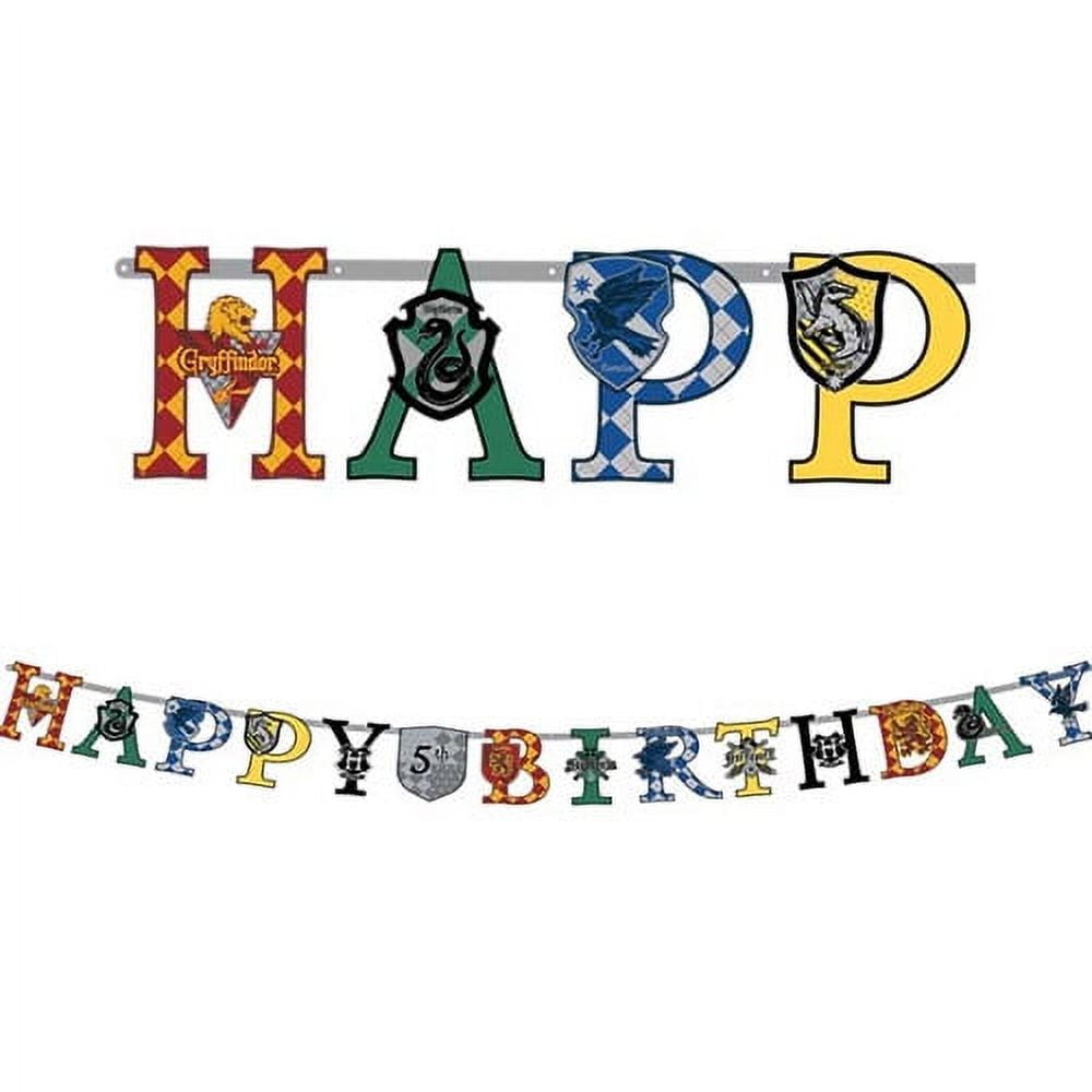 Harry Potter Happy Birthday Background Birthday Party Decoration, Size: Medium-5x4.3ft, Other