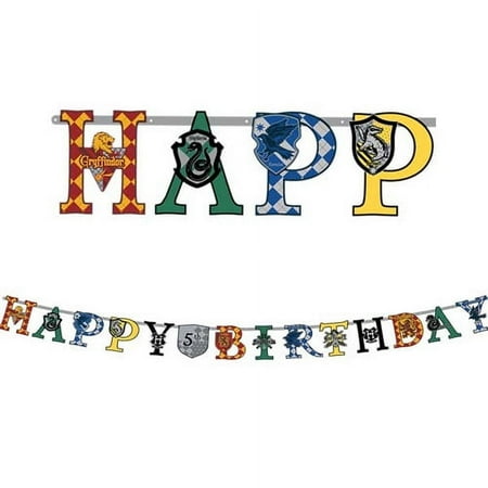 Harry Potter 'Mascots' Jumbo Letter Banner Kit (1ct)