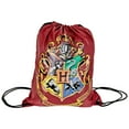 thumbnail image 1 of Harry Potter Hogwarts Crest Nylon Drawstring Tote, 1 of 4