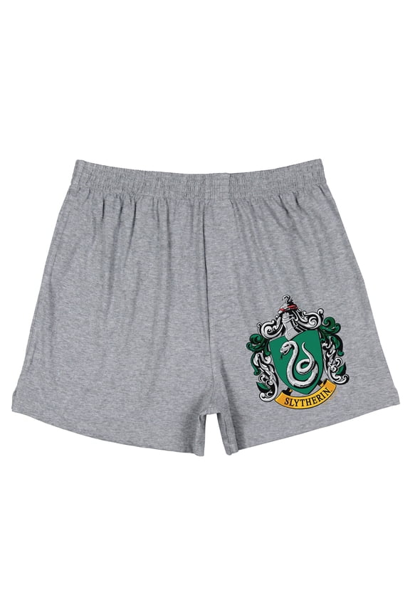 Harry Potter Men's Hogwarts Houses Crests Tag-Free Boxer Shorts Underwear Loungewear Sleepwear