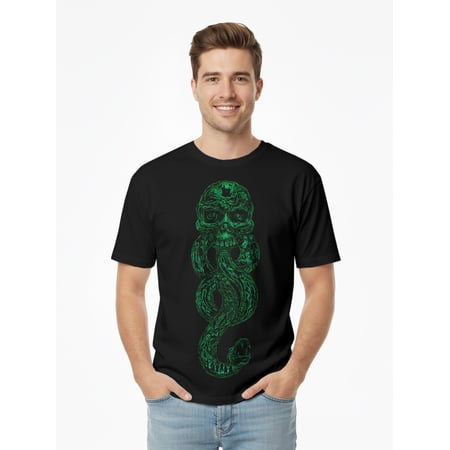 Harry Potter , Men's & Big Men's Graphic T-Shirt, Death Eater Skull, Sizes S-3XL