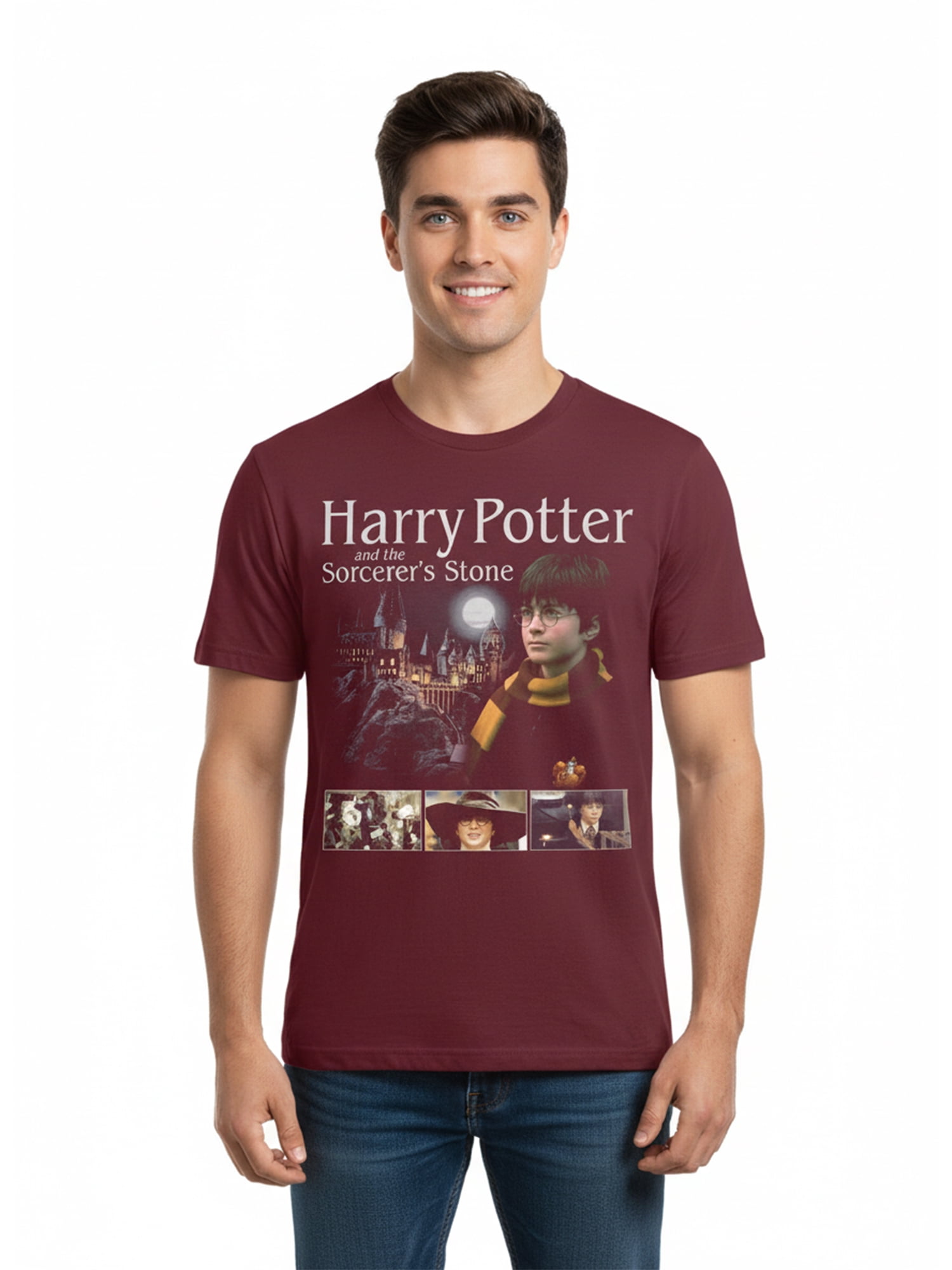 Harry Potter Men's & Big Men's Graphic Tee, Harry's Journey, Sizes S–3XL