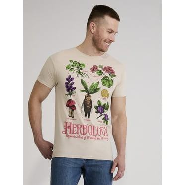 Harry Potter Men's & Big Men's Herbology Color Graphic Tee, Sizes S-3XL
