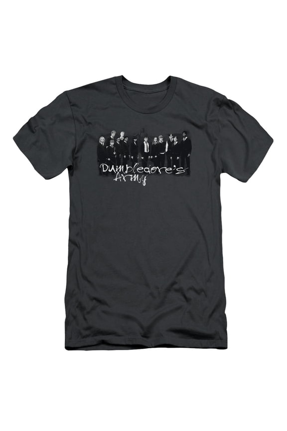 Harry Potter Men's Da Squad Slim Fit T-shirt Charcoal